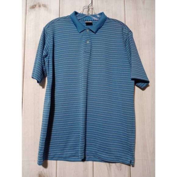 Nike Polo Men's Extra Large Blue Short‎ Sleeve Dri-Fit - Picture 1 of 7